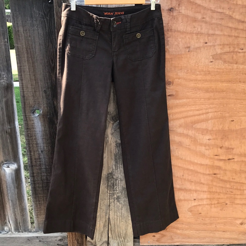 Worn Jeans Brand Wide Leg Pants